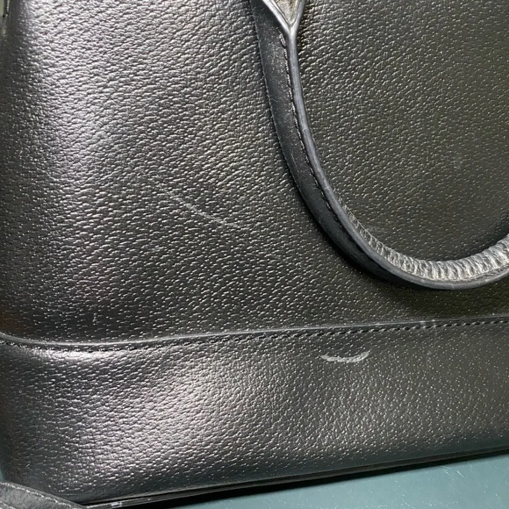 Kate Spade‎ Wellesley Rachelle Black Leather Satchel Handbag Crossbody